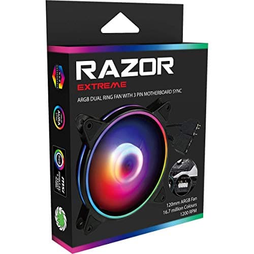 GameMax Razor 120mm Black ARGB 60 CFM image
