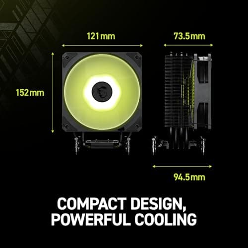 MSI MAG COREFROZR AA13 Black CPU Cooler image