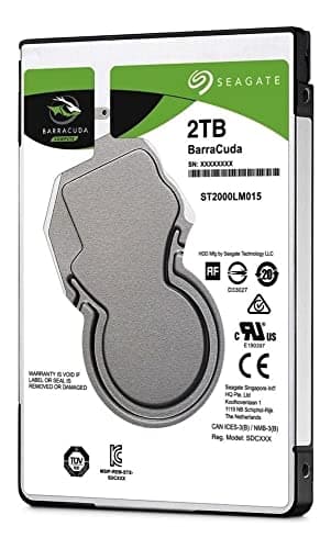 Seagate Barracuda Compute 2TB HDD 2.5" 5400RPM SATA image