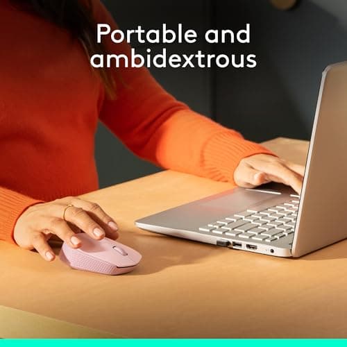 Logitech M170 Pink Optical Wireless/Wired Mouse image