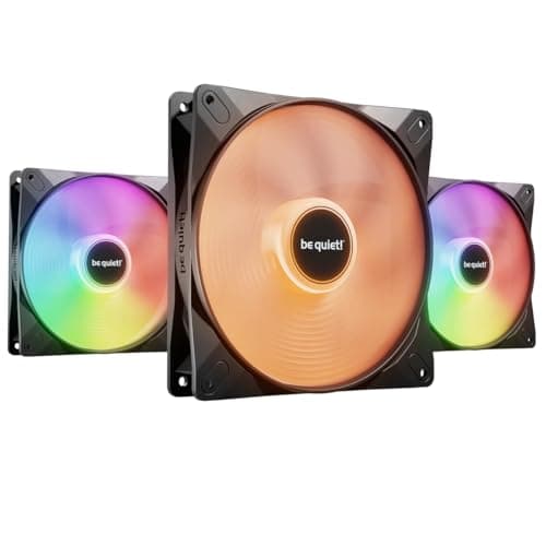 be quiet! Light Wings LX 140mm Black PWM Addressable RGB 75.5 CFM 3-Pack main image