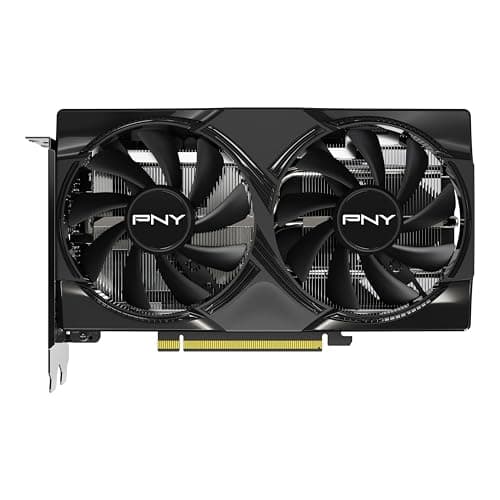PNY Dual Fan GeForce RTX 5060 8GB GDDR7 Black image