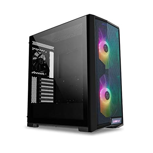 Lian Li LANCOOL 215 ATX Mid Tower Black Tempered Glass Side Panel image