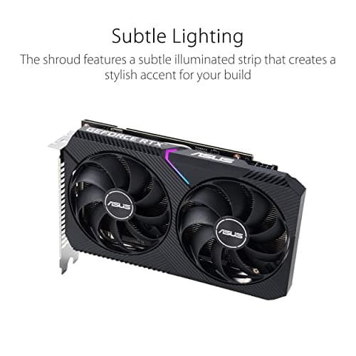 Asus DUAL OC V2 GeForce RTX 3050 8GB GDDR6 Black image