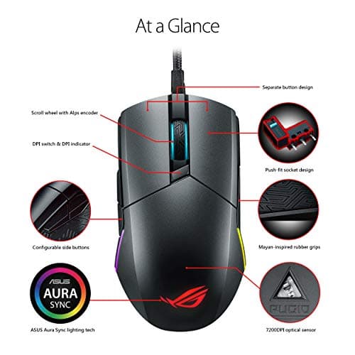 Asus ROG Pugio Optical Wired Gaming Mouse image