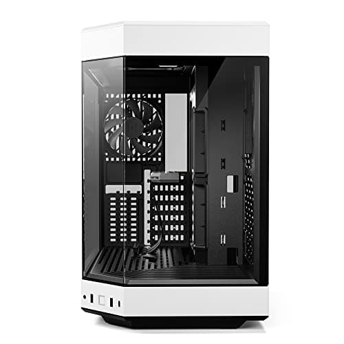 HYTE Y60 ATX Mid Tower White / Black with Tempered Glass Side Panel and USB 3.2 Gen 2 Type-C, USB 3.2 Gen 1 Type-A image