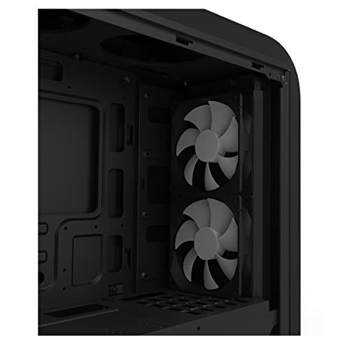 GameMax Centauri MicroATX Mid Tower Black / Gray with Acrylic Side Panel and USB 3.2 Gen 1 Type-A USB 2.0 Type-A image