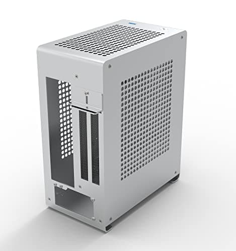 ZZEW A1 Plus Mini-ITX Tower Silver Mesh Side Panel, USB 3.2 Gen 1 Type-A Front Panel, 200 x 114 x 253 mm image
