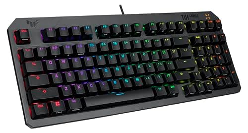 Asus TUF Gaming K3 Gen II RGB Wired ROG RX Red Optical Gaming Keyboard image