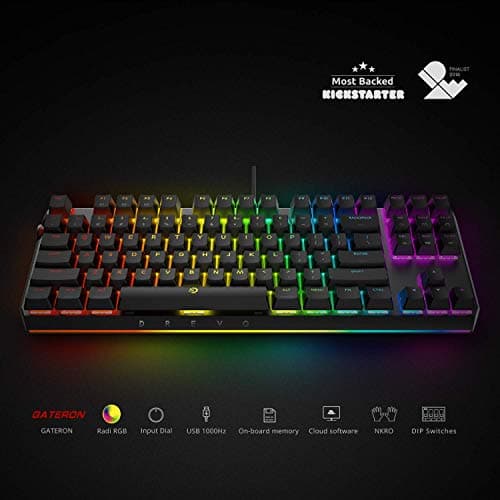 Drevo BladeMaster TE RGB Wired Gateron Red Mechanical Gaming Keyboard image