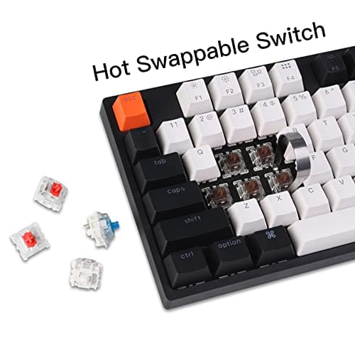 Keychron C2 Gateron G Pro Brown Hot-swappable Mechanical Gaming Keyboard Wired image