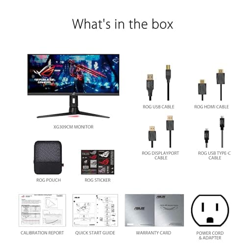 Asus ROG Strix XG309CM 29.5" 2560x1080 220Hz IPS Monitor image