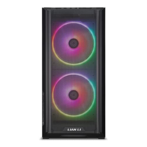 Lian Li LANCOOL 216 EATX Mid Tower Black Tempered Glass Side Panel RGB w/Controller image