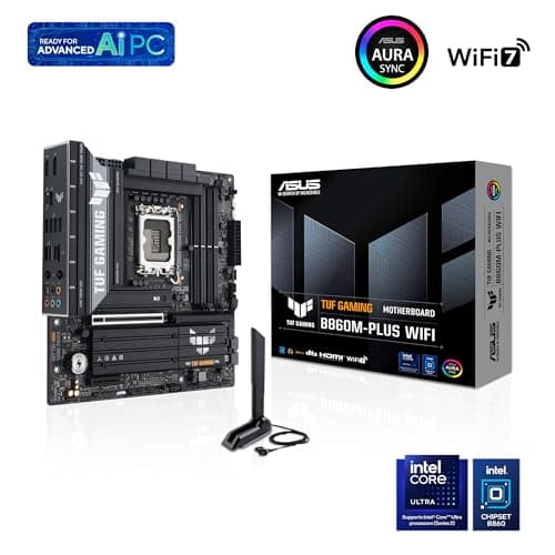Asus B860M TUF GAMING PLUS WIFI DDR5 Micro ATX image