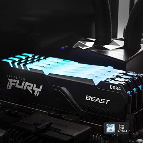 Kingston FURY Beast RGB Black / Silver DDR4-3200 CL16 8GB (1x8GB) image