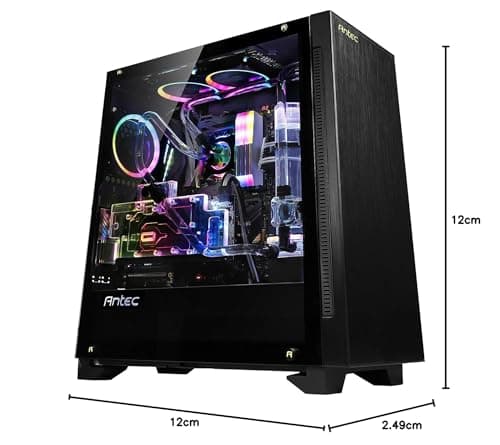 Antec Prizm 3+2+C 120mm Black PWM Addressable RGB 45.03 CFM 3-Pack image