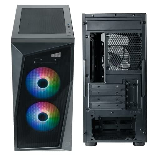 Cooler Master CMP 320 Micro ATX Mid Tower Black Tempered Glass Side Panel image