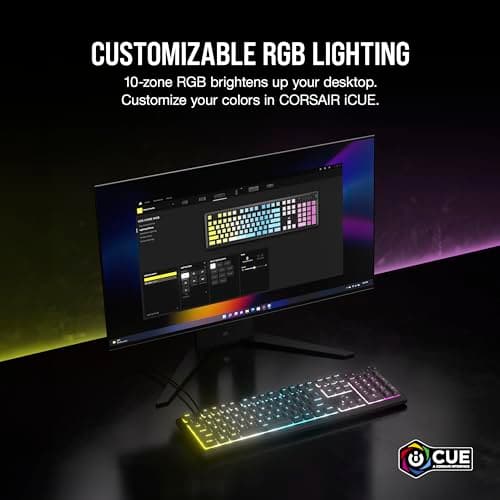 Corsair K55 CORE RGB RGB Wired Gaming Keyboard image