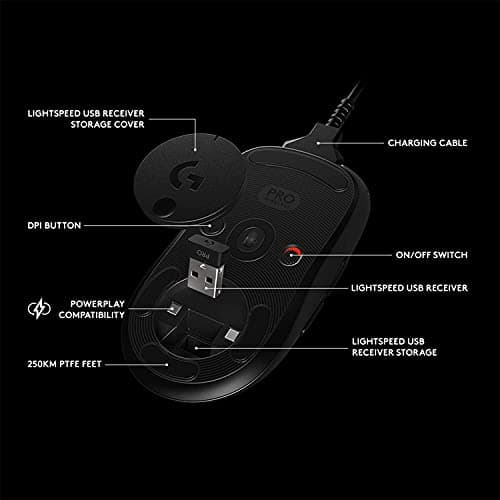 Logitech G Pro Shroud Wireless/Wired Optical Gaming Mouse image