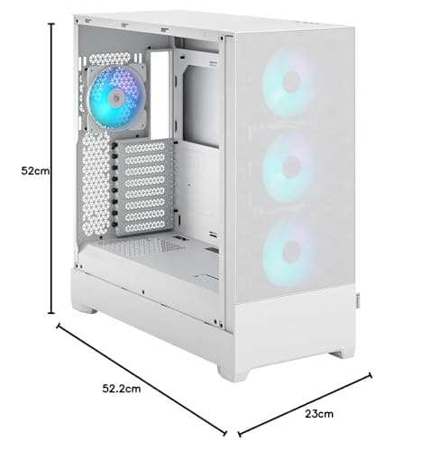 Fractal Design Pop XL Air ATX Full Tower White with Tempered Glass Side Panel and USB 3.2 Gen 1 Type-A image