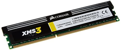 Corsair XMS3 Black / White DDR3-1333 CL9 4GB (1x4GB) image