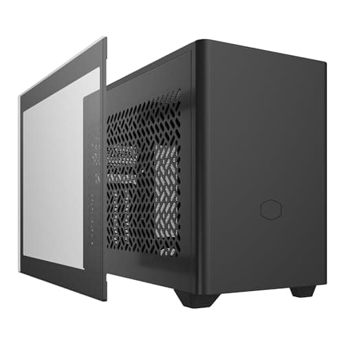 Cooler Master NR200P V2 Mini-ITX 18L PC Case, Top-Mount 240mm|280mm Liquid Cooler, 356mm Vertical Mounting 3.5-Slot GPU, Tempered |Vented Panel, USB 3.2 Gen 2x2 Type C (NR200PV2-KCNN-S00) main image