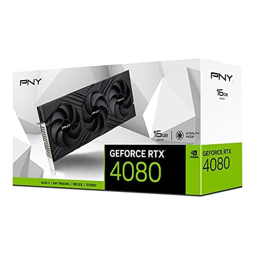 PNY VERTO GeForce RTX 4080 16GB GDDR6X Black image