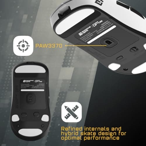 Endgame Gear OP1we White Wireless/Wired Optical Mouse image