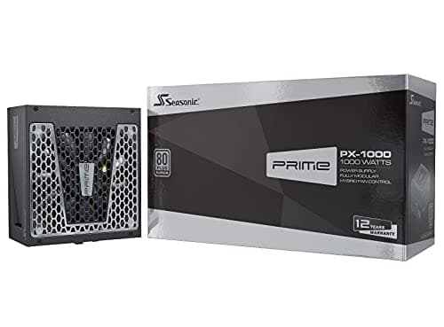 SeaSonic PRIME PX Black / Silver 1000W Fully Modular 80+ Platinum Certified ATX main image