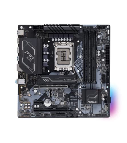 ASRock H670 H670M Pro RS LGA1700 DDR4 Micro ATX image
