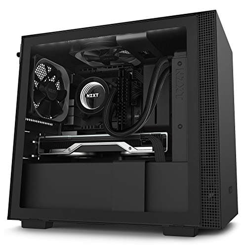 NZXT H210i Mini-ITX Tower White with Tempered Glass Side Panel and USB 3.2 Gen 2 Type-C, USB 3.2 Gen 1 Type-A image