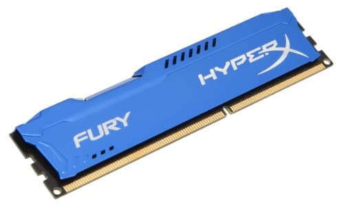 Kingston HyperX Fury Blue / Silver DDR3-1600 CL10 16GB (2x8GB) image