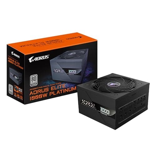 Gigabyte AORUS ELITE P1000 Black 1000W Fully Modular 80+ Platinum Certified image