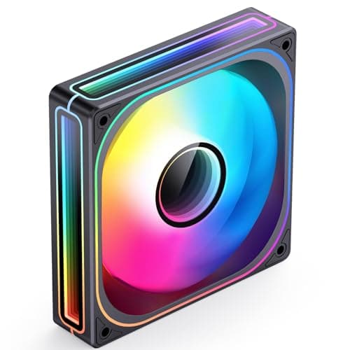 Jonsbo ZB-120B 120mm Black Addressable RGB PWM 65.26 CFM 1-Pack image