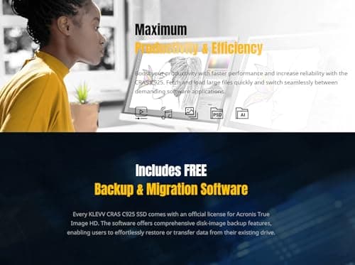 Klevv CRAS C925 1TB SSD M.2-2280 PCIe 4.0 x4 NVMe image