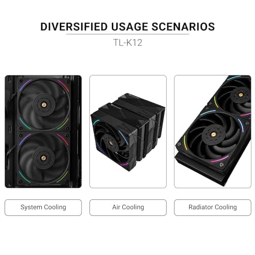 Thermalright TL-K12 120mm Black PWM 69 CFM image