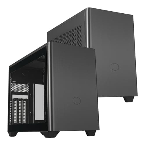 Cooler Master NR200P V2 Mini-ITX 18L PC Case, Top-Mount 240mm|280mm Liquid Cooler, 356mm Vertical Mounting 3.5-Slot GPU, Tempered |Vented Panel, USB 3.2 Gen 2x2 Type C (NR200PV2-KCNN-S00) image