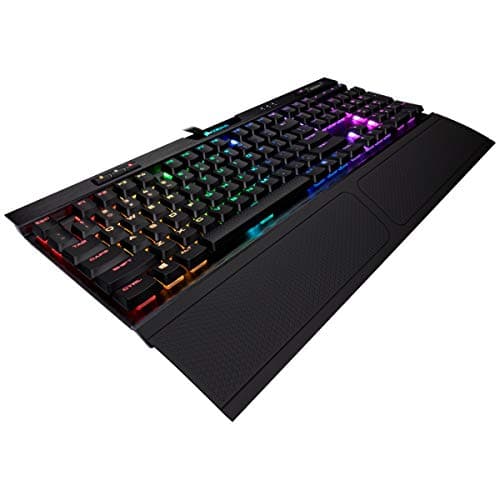 Corsair RGB MK.2 Cherry MX Low Profile Red Wired Gaming Keyboard image