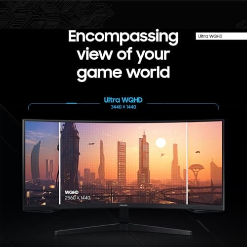 Samsung Odyssey G5 C34G55T 34" 1440p 165Hz VA Curved Monitor image