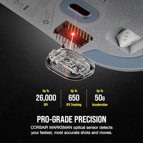 Corsair M75 AIR Wireless/Wired/Bluetooth Optical Gaming Mouse image