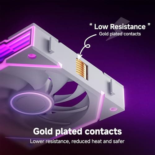  Asiahorse NYOTA Ultra 120mm Daisy Chain PWN Fan White image