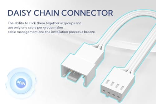 ID-COOLING AF-125 120mm White 78.25 CFM PWM 3-Pack image