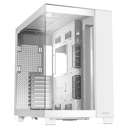 Antec C8 ATX Full Tower White with Tempered Glass Side Panel and USB 3.2 Gen 2 Type-C, USB 3.2 Gen 1 Type-A image