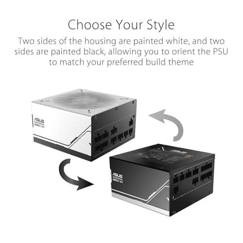 Asus Prime AP-850G White / Black 850W Fully Modular 80+ Gold image