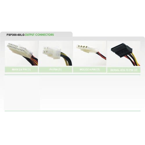 FSP Group FSP300-60LG Black Mini-ITX 300W Non-Modular 80+ Bronze Certified image