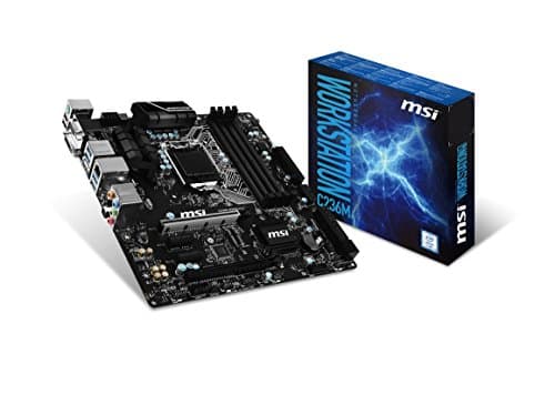 MSI C236 C236M WORKSTATION LGA1151 DDR4 Micro ATX image