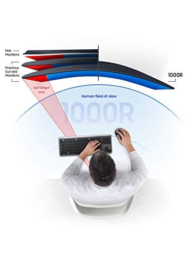 Samsung T55 31.5" 1080p 75Hz VA Curved Monitor image
