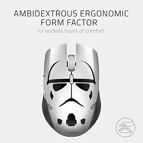 Razer Atheris Ambidextrous Wireless Mouse: 7200 DPI Optical Sensor - 350 Hr Battery Life - USB Wireless Receiver & Bluetooth Connection - Stormtrooper Limited Edition image