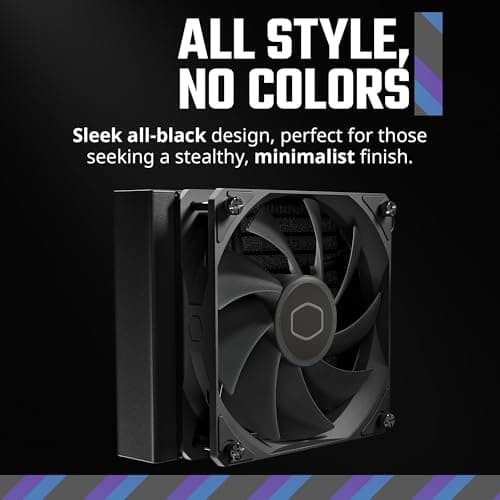 Cooler Master MasterLiquid 120L Core Water 120mm 71.93 CFM Black image