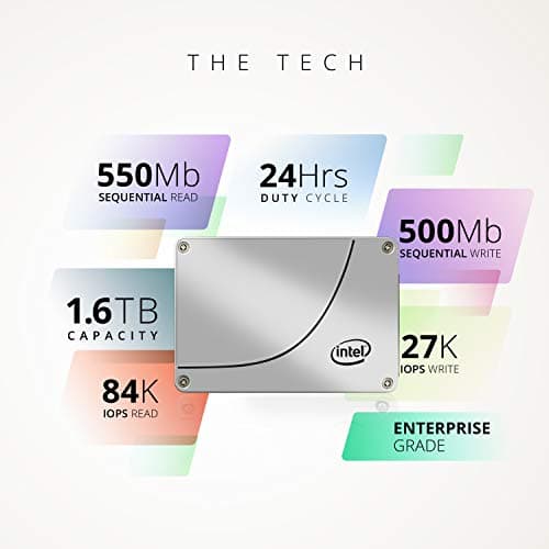 Intel DC S3610 1.6 TB SSD 2.5" SATA 6.0 Gb/s image